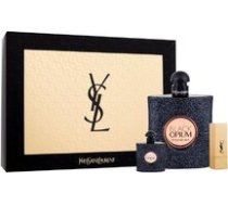 Yves Saint Laurent Black Opium Gift set EDP 90 ml, miniature EDP 7.5 ml and lipstick 3614274093193