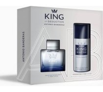 Antonio Banderas King Of Seduction Gift set EDT 100 ml a deospray 8411061097496