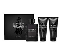 Salvatore Ferragamo Uomo Signature Gift set EDP 100 ml, After Shave Balzam ( balzám po holení ) 10 8052464898879
