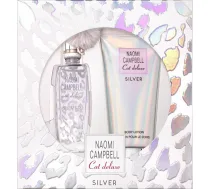 Naomi Campbell Cat Deluxe Silver Dárková sada EDT 15 ml a tělové mléko 5050456005956