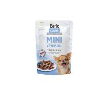 Brit Care Mini wet Venison fillets in gravy 85 g mitrā barība suņiem | 8595602560356