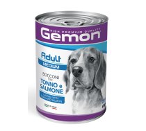 Gemon Dog Medium Adult Chunks with Tuna and Salmon 415 g | 8009470387880
