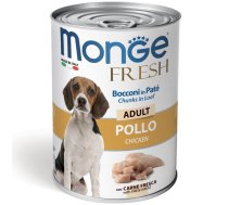 Monge Dog Fresh Adult Chunks in Loaf with Chicken 400 g | 8009470014472
