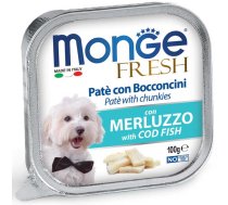 Monge Dog Fresh Pate and Chunkies with Codfish 100 g | 8009470013109