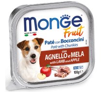 Monge Dog Fruit Pate and Chunkies with Lamb and Apple 100 g | 8009470013222