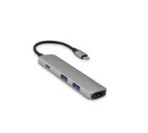 EPICO Adapteris  TYPE-C HUB 4K HDMI, HDMI/2 x USB 3.0/USB-C  (9915111900012)