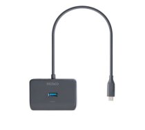 Deltaco Adapteris USB-C ŠAKOTUVAS , 5 GBPS, 4X USB-A, JUODAS / USBC-HUB203  (1902428)