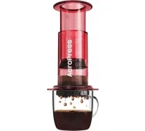 Coffee Maker AeroPress Clear - red ( 2501060062 573649 0085276082509 )