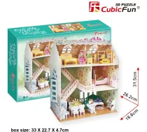 CUBICFUN 3D dėlionė (vidutinė) „Lėlių namas“ ( P645H WZCUBD0DC002909 6944588206451 )