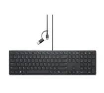 Dell Collaboration Klaviatūra KB525C Klaviatūra su laidu Ukrainian (QWERTY) Juodas USB-C ( 580-BBTG KB525C-UR-EMEA 5397184922118 )