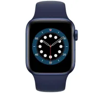 Viedpulksteni Apple Watch Series 6 GPS 44mm Aluminium Case with Sport Band Deep Navy ( M00J3EL/A 190199883840 )