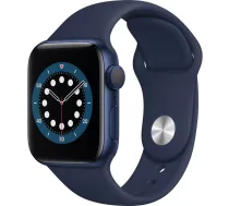 Viedpulksteni Apple Watch Series 6 GPS 40mm Aluminium Case with Deep navy Sport Band Blue ( MG143UL/A 190199866454 )