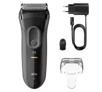 Braun Serie 3 3000S Foil shaver Grey ( 3000 Black/Grey 3000GREY 3000s 735896 8700216735896 O8700216735896 )