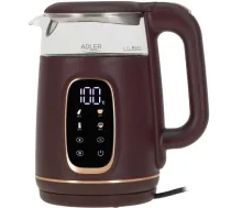 Electric kettle Adler AD 1305 burgundy/golden ( AD 1305 B AD 1305 BuG burgundy gold AD 1305b AD 1305bu 5905575907882 )