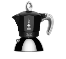 Bialetti Moka Induction Moka pot 0.4 L Black Silver ( 0006932 0502020212 8006363029100 AGDBLTZAP0004 )