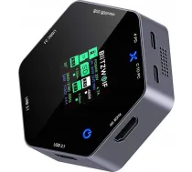 Blitzwolf station/replicator Blitzwolf BW-TH16 8-in-1 docking station USB 100W LCD Smart Display USB-C 3.1 2xUSB-A 3.1 USB-C PD 100W HDMI ( 070833 BLZ628 BW-TH16 5906168439230 )