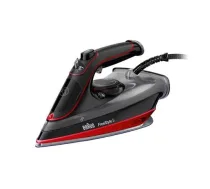 Braun TexStyle 5 SI 5057 RD Steam iron Ceramic soleplate 2700 W Black Red ( 0127406020 SI5057RD WEX231087570 8021098002570 )