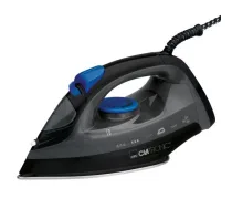 Clatronic DB 3703 Dry Steam iron Stainless Steel soleplate 1800 W Black Grey ( 263855 DB 3703 4006160638554 )
