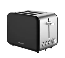 Concept TE2050 2 slice(s) 950 W Black Stainless steel ( TE2052 8595631008898 )