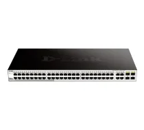D-LINK DGS-1210-52 Gigabit Smart Switch with 48 10/100/1000Base-T ports and 4 Gigabit MiniGBIC (SFP) ports 802.3x Flow Control 802.3ad Li ( DGS121052 DGS-1210-52/E 0790069467790 790069467790 )
