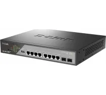 D-Link DSS 200G-10MPP - Switch - managed - 8 x 10/100/1000 (PoE) ( DSS-200G-10MPP/E S55251105 0790069468070 )