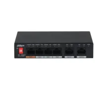 Dahua Technology PFS3006-4ET-60 Unmanaged L2 Fast Ethernet (10/100) Power over Ethernet (PoE) Black ( 2_238697 6923172500717 DH-PFS3006-4ET-60-V2 PFS3006-4ET-60-V2 )