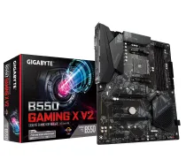 GIGABYTE B550 Gaming X V2 Motherboard - AMD Ryzen 5000 CPUs 10+3 Phases VRM up to 4733MHz DDR4 1xPCIe 4.0 + 1xPCIe 3.0 M.2 1GbE LAN USB ( B550GAMINGXV21.3 )