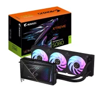 GIGABYTE AORUS GeForce RTX 5080 XTREME WATERFORCE 16G Graphics Card - 16GB GDDR7 256bit PCI-E 5.0 2805MHz Core Clock 3 x DP 2.1a 1 x HD ( 2E21-58W GV-N5080AORUSX W-16GD 4719331355739 )