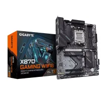 GIGABYTE X870 GAMING WIFI6 Motherboard - Supports AMD Ryzen 9000 CPUs 8+2+2 phases VRM up to 8000MHz DDR5 (OC) 1xPCIe 5.0 + 2xPCIe 4.0 W ( X870 GAMING WF6 )