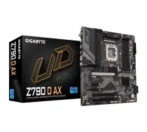 GIGABYTE Z790 D AX Motherboard - Supports Intel Core 14th Gen CPUs 12+1+1 Phases Digital VRM up to 7600MHz DDR5 (OC) 3xPCIe 4.0 M.2 Wi-F ( Z790 D AX )