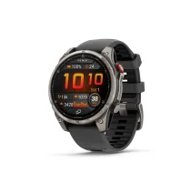 Garmin fēnix 8 Pro 3.56 cm (1.4") AMOLED 47 mm Digital 454 x 454 pixels Touchscreen Graphite Titanium Wi-Fi GPS (satellite) ( 010-03198-11 010-03198-11 GARMIN Q512-09U 0753759350949 753759350949 )
