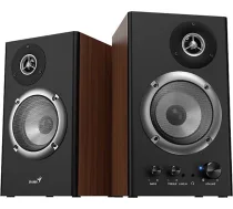 Genius computer speakers Genius speakers SP-HF1200B 2.0 36W brown volume control wooden 40Hz-20kHz ( 31730049400 GENIUS-SP-HF1200B 4710268260080 )
