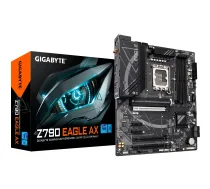 GIGABYTE Z790 EAGLE AX Motherboard - Supports Intel Core 14th Gen CPUs 12+1+１Phases Digital VRM up to 7600MHz DDR5 (OC) 3xPCIe 4.0 M.2 W ( Z790 EAGLE AX )