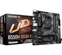 GIGABYTE B550M DS3H R2 Motherboard - AMD Ryzen 5000 CPUs 5+3 Phases VRM up to 4733MHz DDR4 (O.C.) 1xPCIe 4.0 + 1xPCIe 3.0 M.2 1GbE LAN ( 2305-8S4 B550M DS3H R2 4719331870454 )