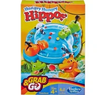 Hasbro Gaming Hungry Hungry Hippos Grab and Go Grab Go Board game Fine motor skill (dexterity) ( B1001 5010994922306 )