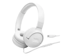 JBL Tune 520C USB-C Headphones Wired Head-band Calls/Music USB Type-C White ( JBLT520CWHT Tune 520C 1200130023262 )