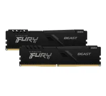 Kingston Technology FURY Beast 64GB 3200MT/s DDR4 CL16 DIMM (Kit of 2) Black ( KF432C16BBK2/64 0740617319804 740617319804 )