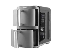Ninja SL400EU fryer Double 9.5 L 2470 W Hot air fryer Black Grey ( HC07-00F NAD030 990000112 SL400EU 0622356280822 622356280822 )