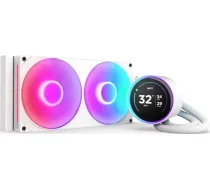 NZXT Kraken Elite 280 RGB Processor All-in-one liquid cooler 14 cm White 1 pc(s) ( 5056547204178 RL-KR28E-W2 )
