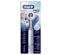 Oral-B - Pro 3 Junior 6+ Frozen Electric Toothbrush - E ( 100051367 1237098 14876673 774724 8006540774724 JW01-08V Pro Junior 6+ Frozen )
