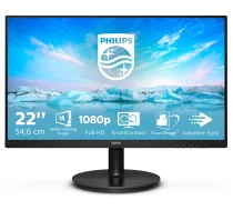 Philips V Line 221V8/00 computer monitor 54.6 cm (21.5") 1920 x 1080 pixels Full HD LED Black ( 0001-00013-80462 221V8/00 UPPHI022XS00011 V Line 8712581760175 )