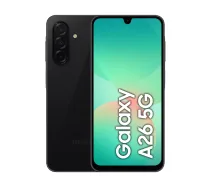 Samsung Galaxy A26 17 cm (6.7") Hybrid Dual SIM Android 15 5G USB Type-C 6 GB 128 GB 5000 mAh Black ( SM A266BZKBEUE )