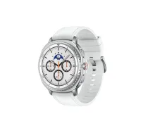 Samsung Galaxy Watch8 Classic 3.3 cm (1.3") AMOLED 46 mm Digital 438 x 438 pixels Touchscreen Silver Wi-Fi GPS (satellite) ( 8806097415428 SM-L500NZWAEUE SM-L500NZWAXEF )