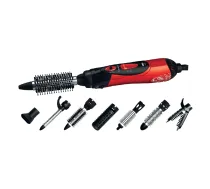 Sencor SHS 7551RD hair styling tool Hot air brush Black Red 1000 W ( SHS7551RD 8590669107513 )