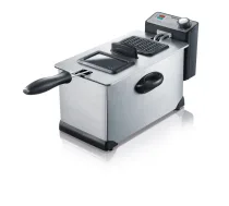 Severin FR 2431 fryer Single 3 L Stand-alone 2000 W Deep fryer Stainless steel ( 2431 FR 2431 FR2431 T-MLX18859 4008146009662 )