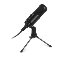 Varr Gaming USB Microphone Tripod Stand Y Pop Filter Set Microphone sensitivity 25m V/Pa (-36dB±2dB) Optimal sound distance 150 to 300mm ( 45589 VGMTB2 5907595455893 )
