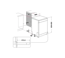 Whirlpool WFC 3C26 PF X Freestanding 14 place settings E ( 8003437611834 869991610710 HWWHRW603C26PFX WFC 3C26 PF X WFC3C26PFX )