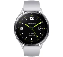 Xiaomi Watch 2 3.63 cm (1.43") AMOLED 46 mm Digital 466 x 466 pixels Touchscreen Silver Wi-Fi GPS (satellite) ( 420925 53601 6941812764404 ATXIAZABW001006 BHR8034GL XIAOMIXIAOMIWATCH2SILVER )