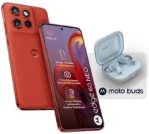 Motorola edge 60 neo + Moto Buds PG38C05749 16.1 cm (6.36") Dual SIM Android 15 5G USB Type-C 8 GB 256 GB 5200 mAh Red ( 8033779084164 GA#966144 PBA80035ITA TELMOTOEDGE60NEO8/256GBPOINCIA )