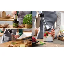 Bosch Serie 6 MSM6M621 blender 0.5 L Immersion blender 1000 W Black Stainless steel ( MSM6M621 4242005426782 )